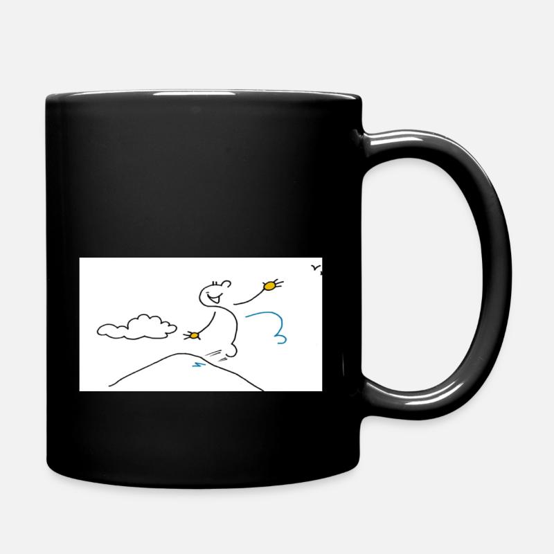 ein cooles bild - Tasse einfarbig - Schwarz