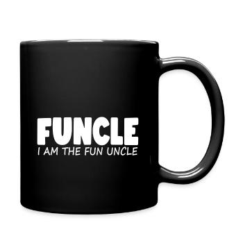 funcle fun uncle - Full Colour Mug - black - Right