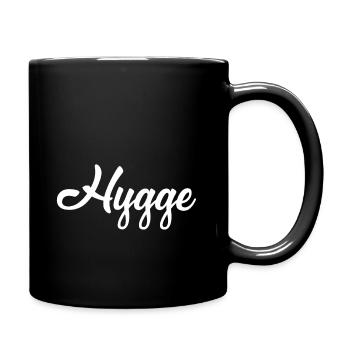 Hygge - Dänische Tradition - Lebensgefühl - Nett - Tasse einfarbig - Schwarz - Rechts