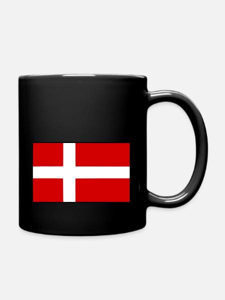 Dänemark - Tasse einfarbig - Schwarz