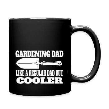 Gärtner Vater Hobbygärtner Dad Garten Geschenk - Tasse einfarbig - Schwarz - Rechts
