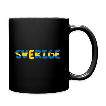 Sverige Suède - Mug uni - noir - Droite