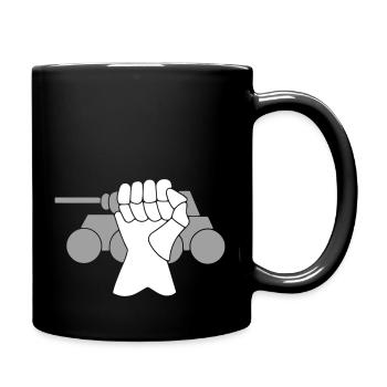 Tank man - Full Colour Mug - black - Right