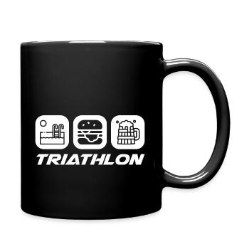 Pour les fans du triple effort - Mug uni - noir - Droite