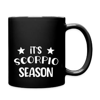 It's scorpio season horoscop zodiac sign astrology - Mug uni - noir - Droite