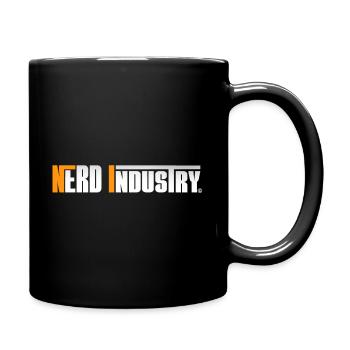 BANIERE NERD BRANCHE TRANSPARENT - Tasse einfarbig - Schwarz - Rechts
