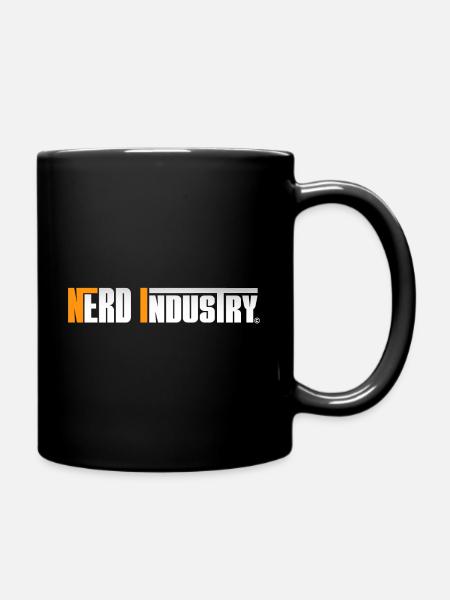 BANIERE NERD INDUSTRY TRANPARENT - Full Colour Mug - black