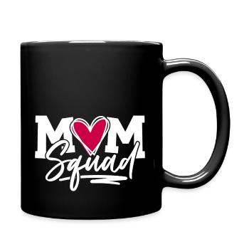 Mom Squad - Team Mama - Momlife - #Motherlife - Full Colour Mug - black - Right
