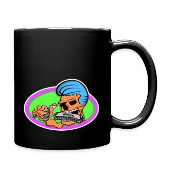Elvis Rat fink Harmonica Style - Mug uni - noir - Droite