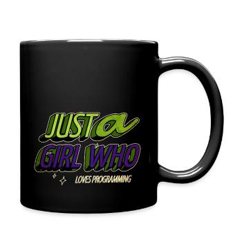 Programming Language Programming DADs Favorite - Full Colour Mug - black - Right