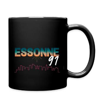 Essonne 91 - Tasse einfarbig - Schwarz - Rechts