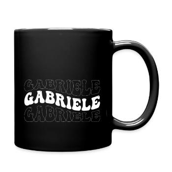 Drôle Gabriele Groovy 4 Hommes Femmes Cool Gabriele - Mug uni - noir - Droite