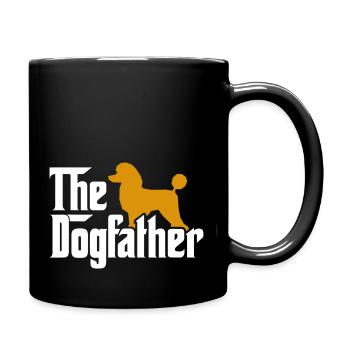 Pudel Der Hundevater Cooler Hund Papa Papa - Tasse einfarbig - Schwarz - Rechts