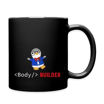 Body Builder - Full Colour Mug - black - Right