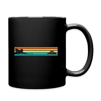 Snooker Billardtisch Retro Billiard Billard - Tasse einfarbig - Schwarz - Rechts