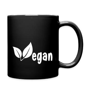 Vegan gift idea for vegans - Full Colour Mug - black - Right