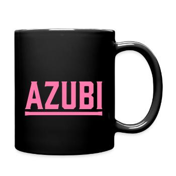 Azubi Tshirt 4 23 rosa - Tasse einfarbig - Schwarz - Rechts
