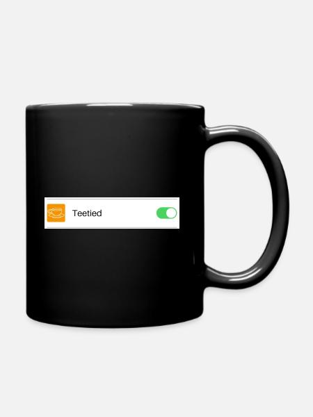 Teetied - Tasse einfarbig - Schwarz