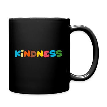 Kindness, positive thinking - Full Colour Mug - black - Right