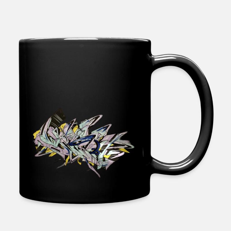 Cooles Graffiti - Tasse einfarbig - Schwarz