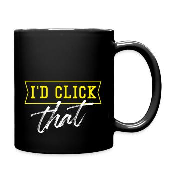 I'd click that Floor installer - Tasse einfarbig - Schwarz - Rechts