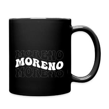 Drôle Moreno Groovy 4 Hommes Femmes Cool Moreno Cravate - Mug uni - noir - Droite