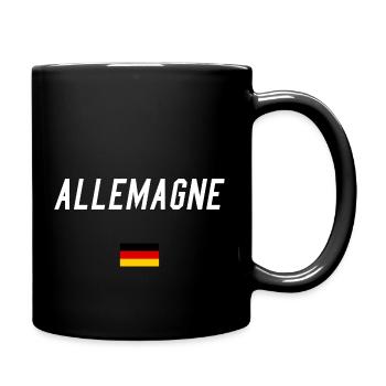 allemagne - Mug uni - noir - Droite