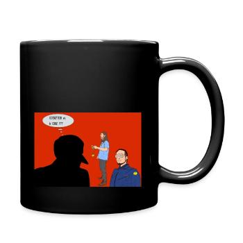 Hex et le couz couleur - Mug uni - noir - Droite