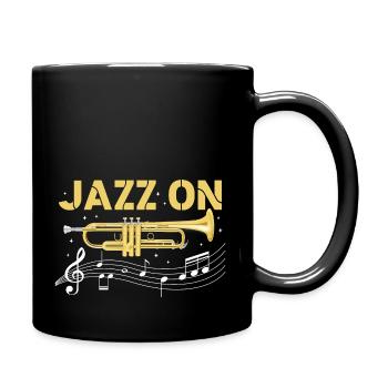 Jazz on - Full Colour Mug - black - Right