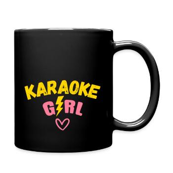 Karaoké Girl Chanteuse - Mug uni - noir - Droite