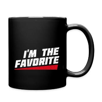 I'm The Favorite - Funny Gift - Full Colour Mug - black - Right