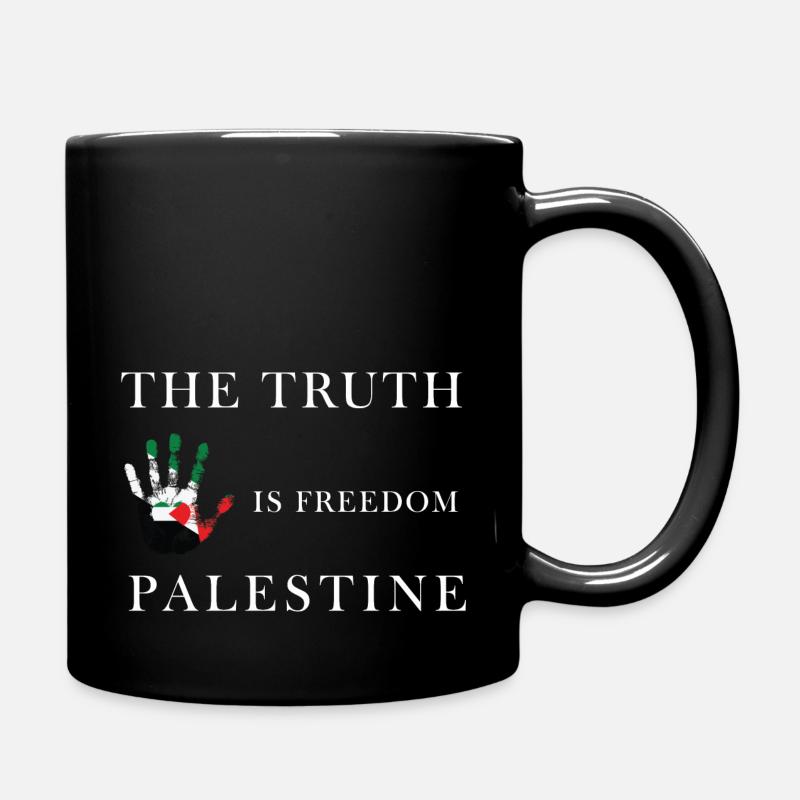 La vérité, c’est la liberté - Palestine - Mug uni - noir