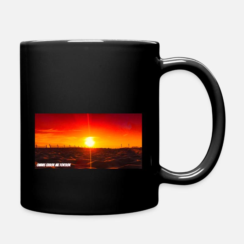 Zeitlos - Tasse einfarbig - Schwarz