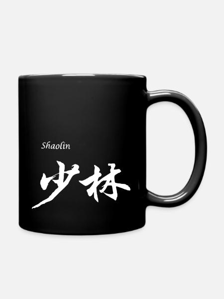 SHAOLIN - CHINA - MARTIAL ARTS KUNG FU - Full Colour Mug - black