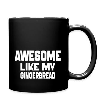 Awesome Like My Gingerbread man Cookies Gift 2024 - Full Colour Mug - black - Right