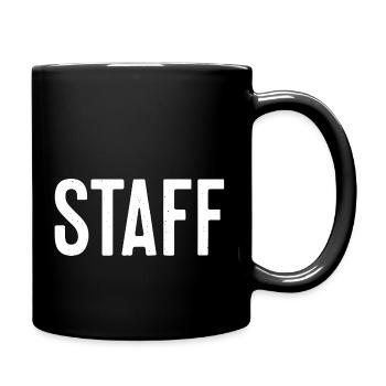 STAFF - Mug uni - noir - Droite