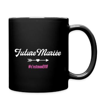 Bride-to-be - passendes T-Shirt - Tasse einfarbig - Schwarz - Rechts