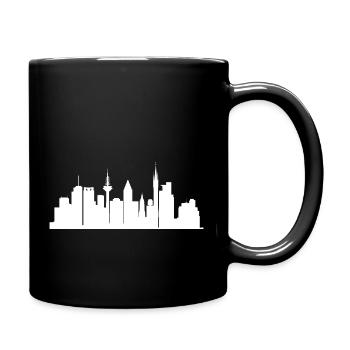 Mannheim Monnem Mannheimat - Tasse einfarbig - Schwarz - Rechts
