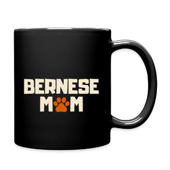 Bernese MomGifts. Bernese Mountain Dog - Full Colour Mug - black - Right