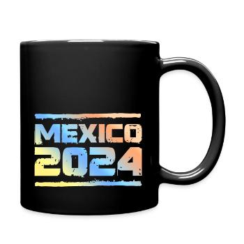 Mexico 2024 Colorful - Full Colour Mug - black - Right