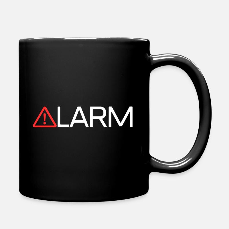 ALARM - Tasse einfarbig - Schwarz