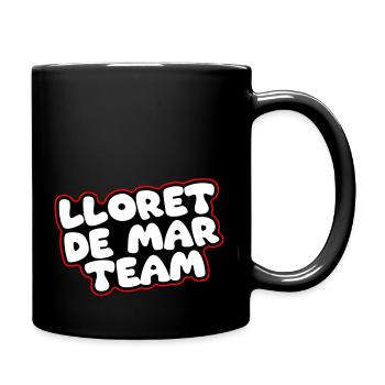 Lloret De Mar Team - Tasse einfarbig - Schwarz - Rechts