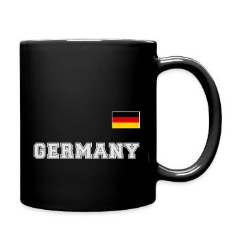 Germany jersey look GERMANY with flag flag - Full Colour Mug - black - Right