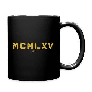 Année de naissance en chiffres romains Fabriqué en 1965 - Mug uni - noir - Droite
