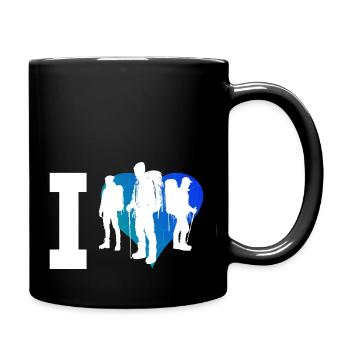 Grimpeur Escalade Hommes Bloc - Mug uni - noir - Droite