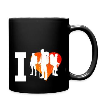Grimpeurs Escalade Bloc Bloc Hommes - Mug uni - noir - Droite