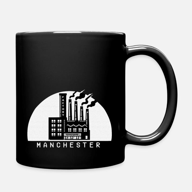 Fabrik in Manchester - Tasse einfarbig - Schwarz