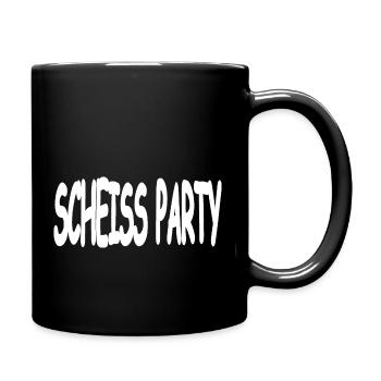 Party - Tasse einfarbig - Schwarz - Rechts