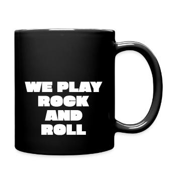 Nous jouons de la musique rock and roll Design - Mug uni - noir - Droite