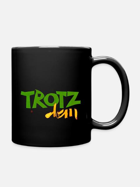 241013 TROTZ Cut 02 - Tasse einfarbig - Schwarz